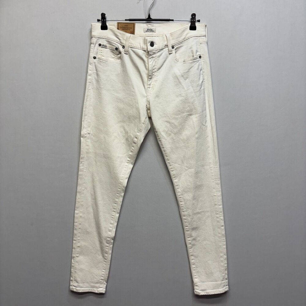 NWT Polo Ralph Laurens Women The Tompkins Skinny Jeans Size 30 Denim D113 -2